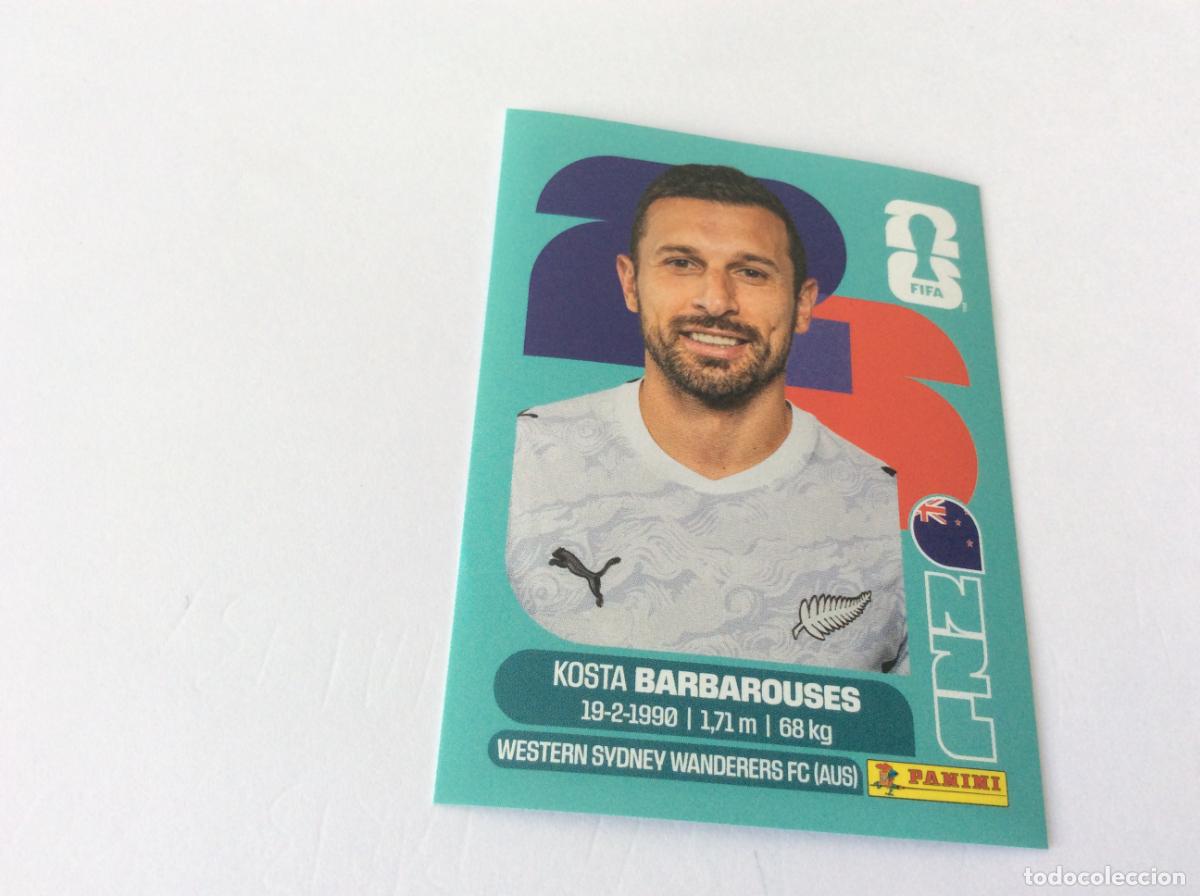 Cromos de f&uacute;tbol: NZL20 NZL 20 Kosta Barbarouses Nueva Zelanda Sticker Cromo FIFA World Cup 2026 26 Panini Mundial