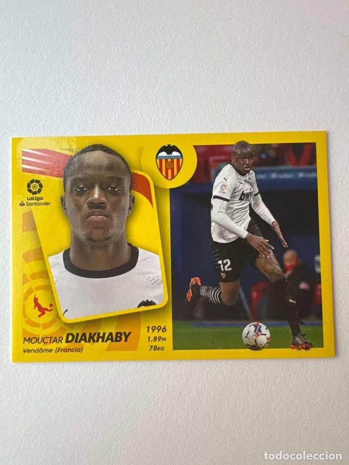 Cromos de f&uacute;tbol: Cromo Mouctar Diakhaby Valencia 10 Liga Este 2021-22