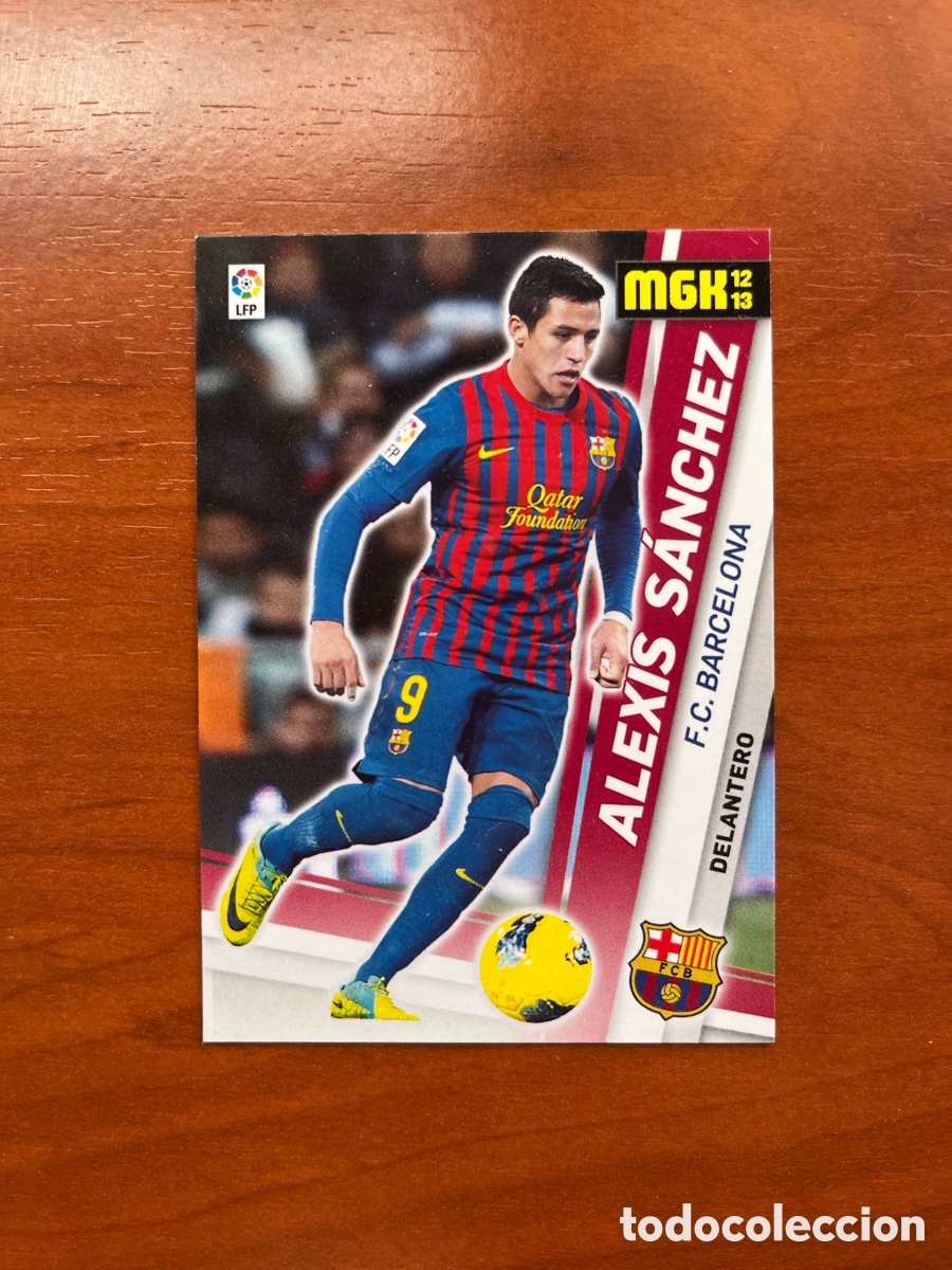 Football Stickers: ALEXIS SANCHEZ FCB BARCELONA N&ordm; 50 PANINI MEGACRACKS 2012 2013 12 13 LIGA F&Uacute;TBOL 12 13