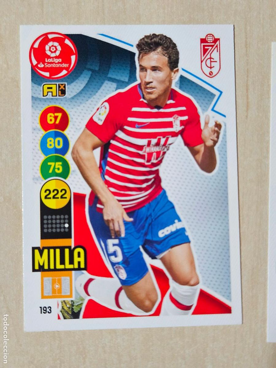 Cromos de f&uacute;tbol: FICHA N&ordm; 193 MILLA - ADRENALYN 20 21 - PANINI 2020 - 21 - CROMO - GRANADA
