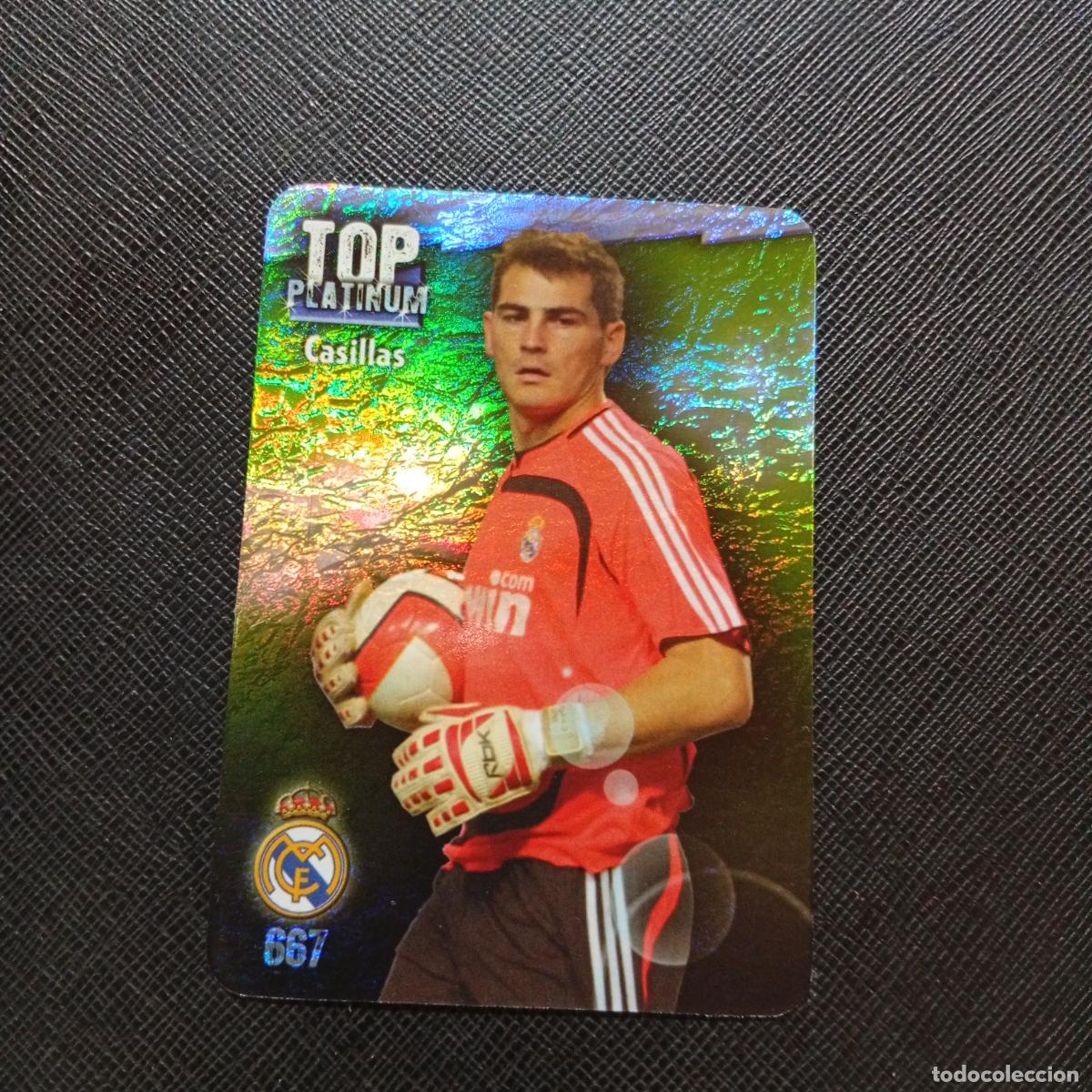 Cromos de f&uacute;tbol: 667 IKER CASILLAS REAL MADRID MUNDICROMO QUIZ GAME 2008 2009 FUTBOL 08 09 - A212 PG12 JASPEADO