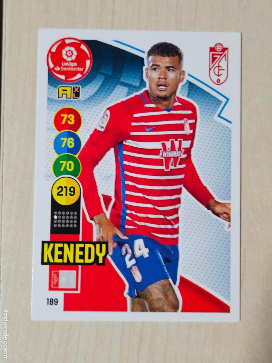Cromos de f&uacute;tbol: FICHA N&ordm; 189 KENEDY - ADRENALYN 20 21 - PANINI 2020 - 21 - CROMO - GRANADA