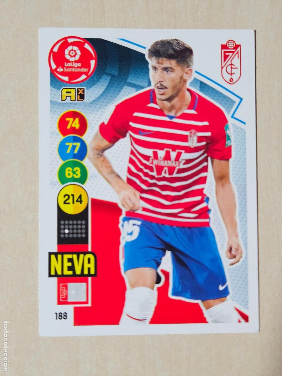 Cromos de f&uacute;tbol: FICHA N&ordm; 188 NEVA - ADRENALYN 20 21 - PANINI 2020 - 21 - CROMO - GRANADA