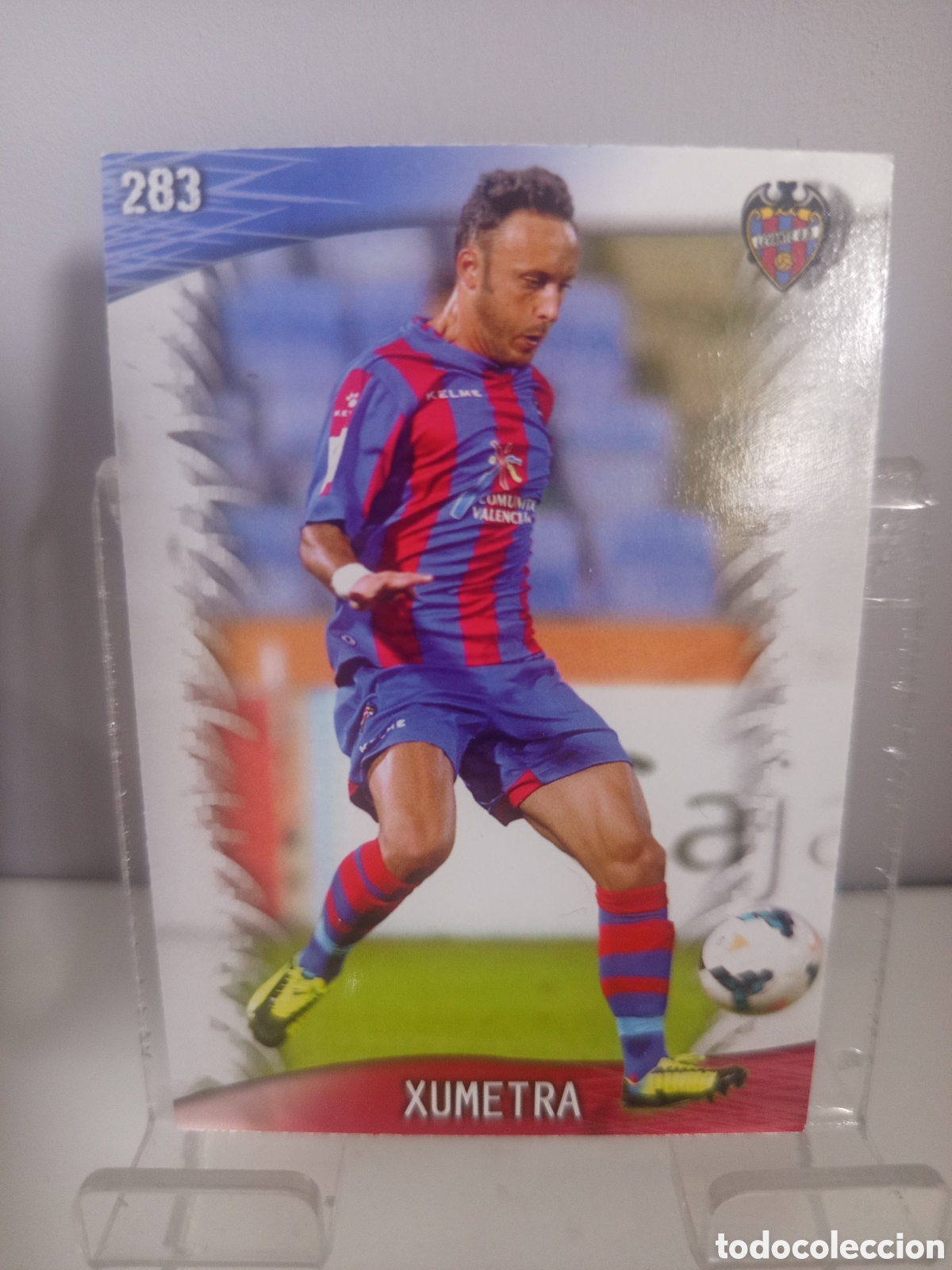 Fu&szlig;ball-Sticker: ❇️ CROMO CARD ⚽ XUMETRA LEVANTE 283 FICHAS LIGA QUIZ GAME 2014 13 14 2013 2014 MUNDICROMO ❇️