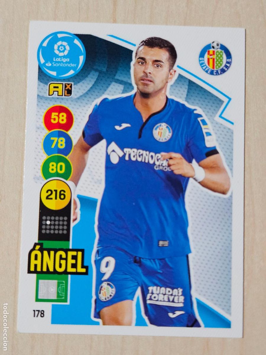 Cromos de f&uacute;tbol: FICHA N&ordm; 178 ANGEL - ADRENALYN 20 21 - PANINI 2020 - 21 - CROMO - GETAFE