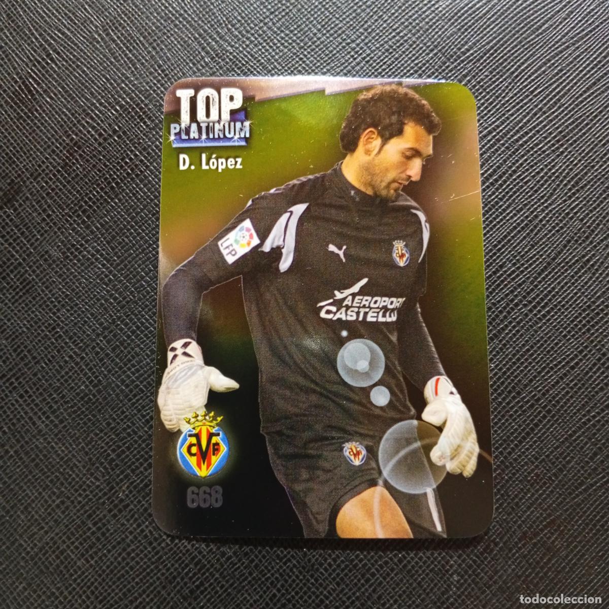 Cromos de f&uacute;tbol: 668 DIEGO LOPEZ VILLARREAL MUNDICROMO QUIZ GAME 2008 2009 FUTBOL 08 09 - A212 PG12 BRILLO LISO