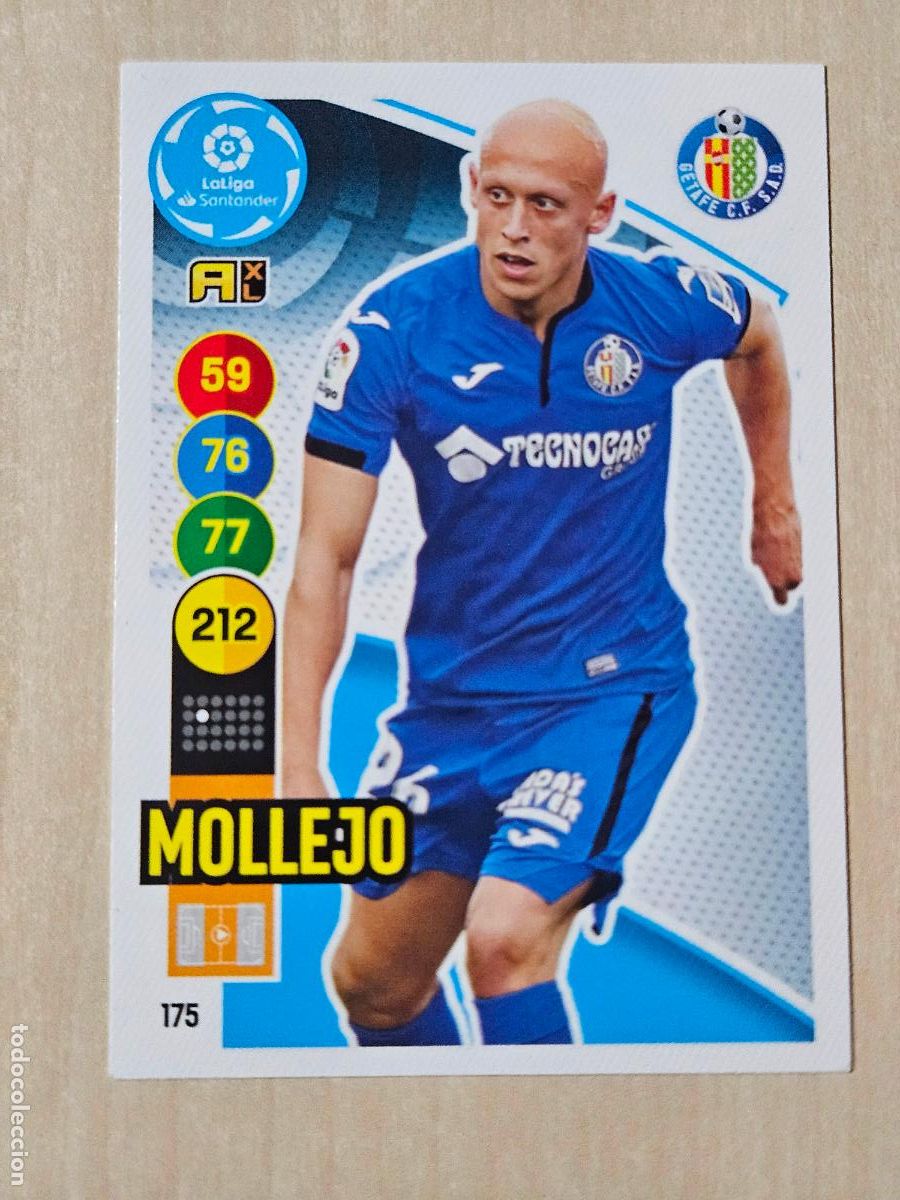 Cromos de f&uacute;tbol: FICHA N&ordm; 175 MOLLEJO - ADRENALYN 20 21 - PANINI 2020 - 21 - CROMO - GETAFE
