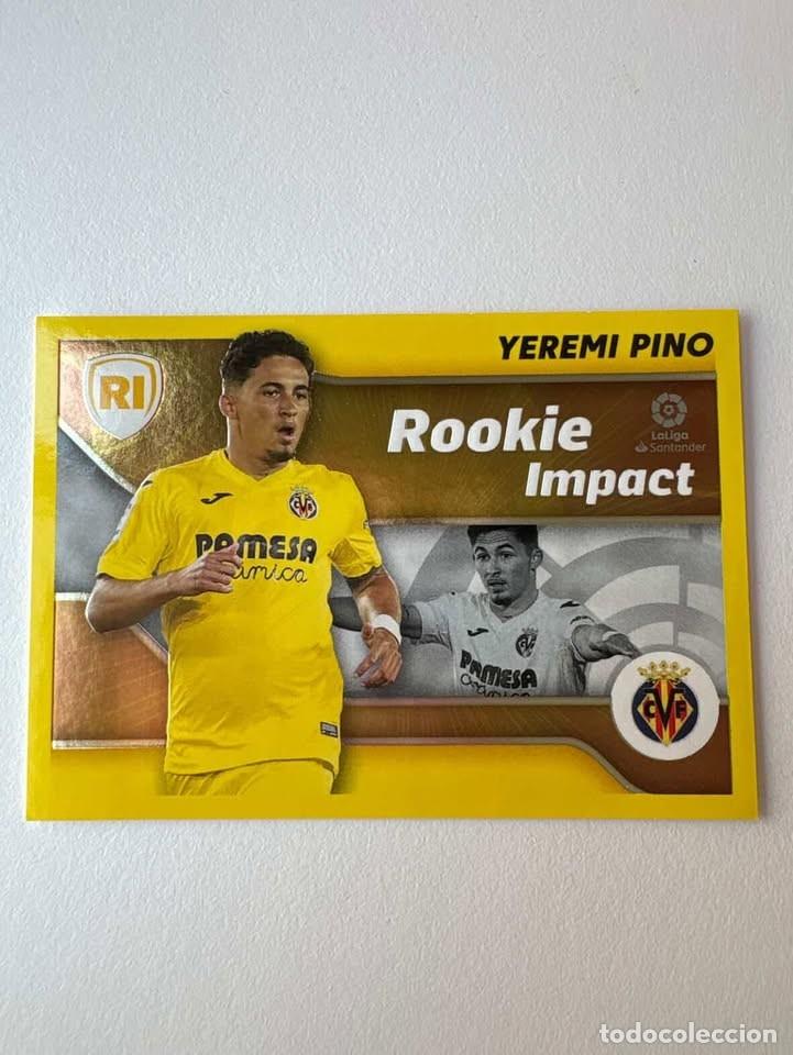 Cromos de f&uacute;tbol: Cromo Yeremi Pino Rookie Impact Villareal 4 Liga Este 2021-22