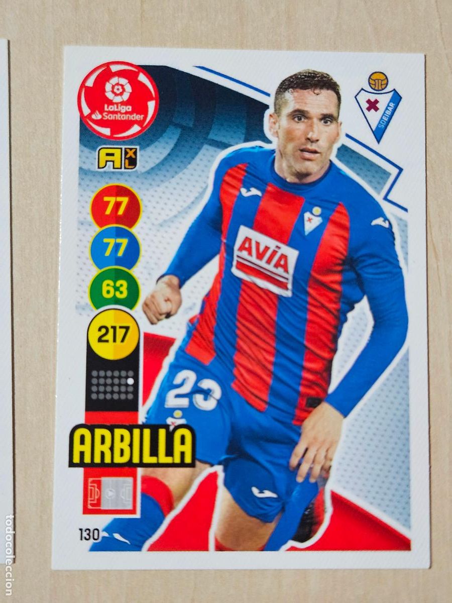 Cromos de f&uacute;tbol: FICHA N&ordm; 130 ARBILLA - ADRENALYN 20 21 - PANINI 2020 - 21 - CROMO - EIBAR