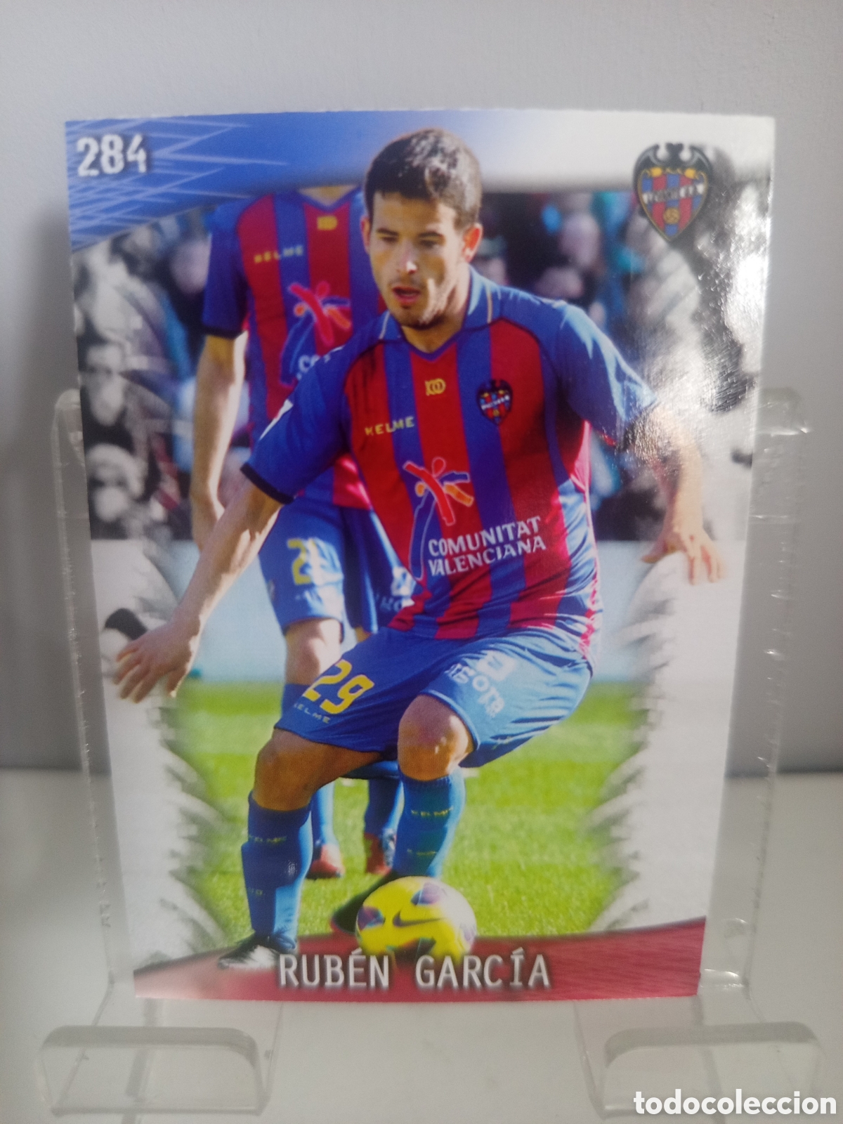 Fu&szlig;ball-Sticker: ❇️ CROMO CARD ⚽ RUB&Eacute;N GARC&Iacute;A LEVANTE 284 FICHAS LIGA QUIZ GAME 2014 13 14 2013 2014 MUNDICROMO ❇️