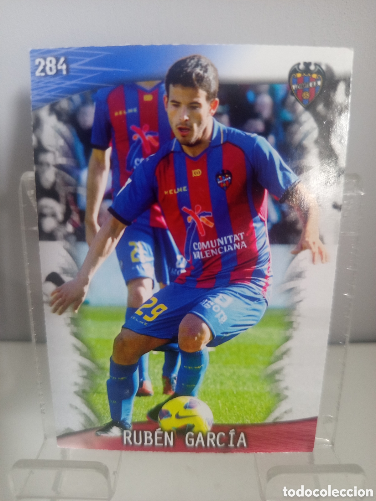 Fu&szlig;ball-Sticker: ❇️ CROMO CARD ⚽ RUB&Eacute;N GARC&Iacute;A LEVANTE 284 FICHAS LIGA QUIZ GAME 2014 13 14 2013 2014 MUNDICROMO ❇️