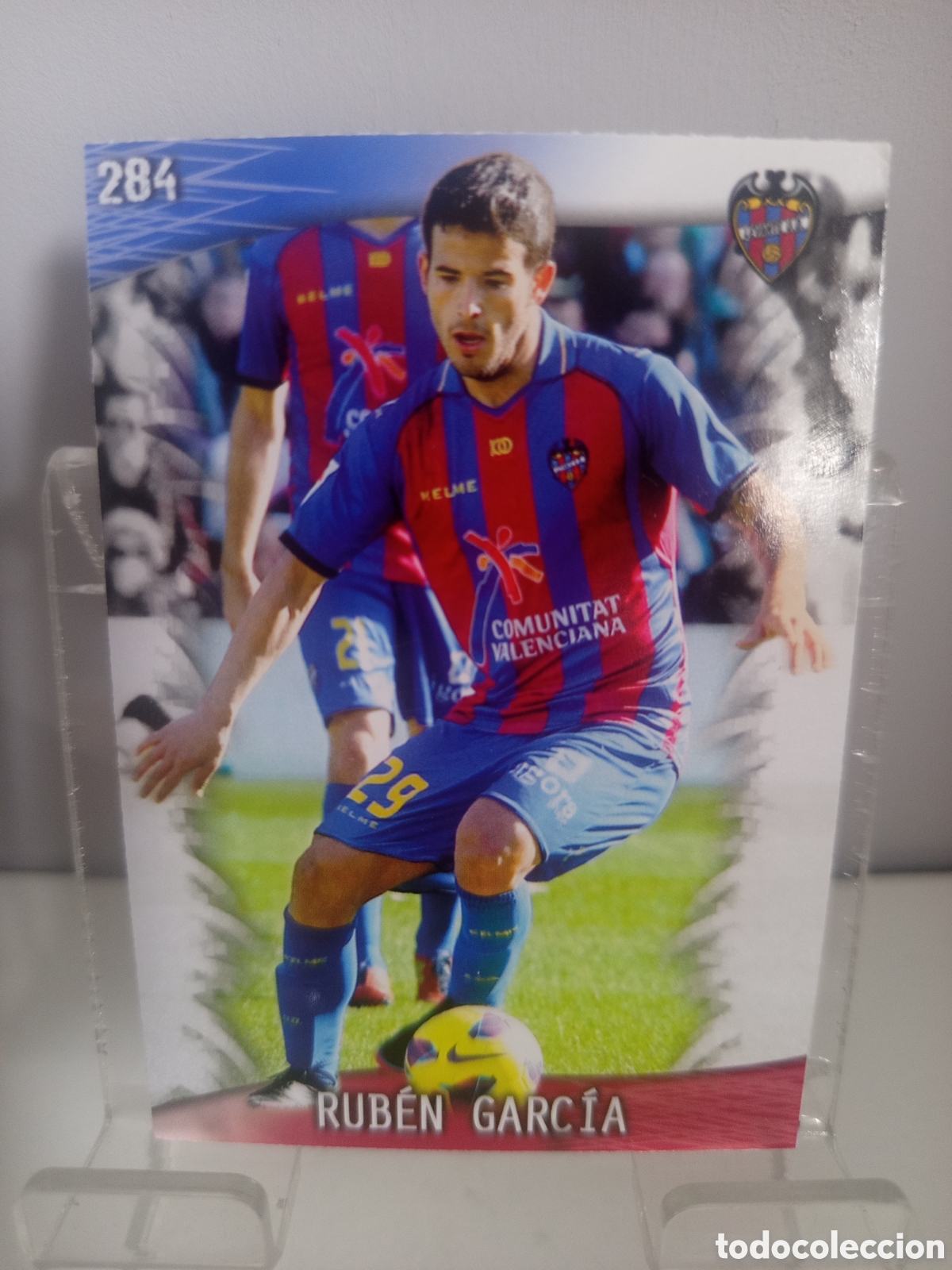 Fu&szlig;ball-Sticker: ❇️ CROMO CARD ⚽ RUB&Eacute;N GARC&Iacute;A LEVANTE 284 FICHAS LIGA QUIZ GAME 2014 13 14 2013 2014 MUNDICROMO ❇️
