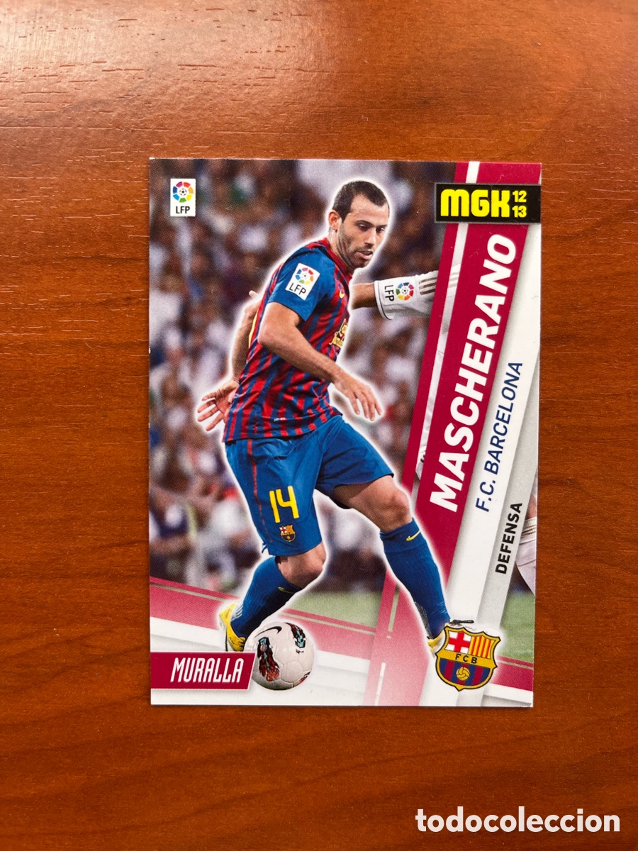 Cromos de f&uacute;tbol: MASCHERANO FCB BARCELONA N&ordm; 42 PANINI MEGACRACKS 2012 2013 12 13 LIGA F&Uacute;TBOL 12 13