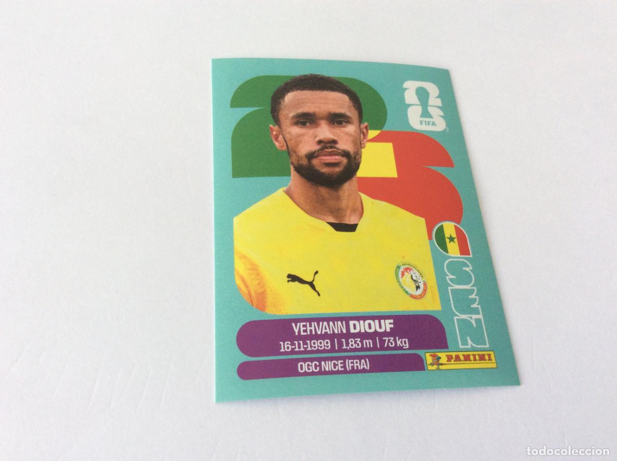 Cromos de f&uacute;tbol: SEN3 SEN 3 Yehvann Diouf Senegal Sticker Cromo FIFA World Cup 2026 26 Panini Mundial