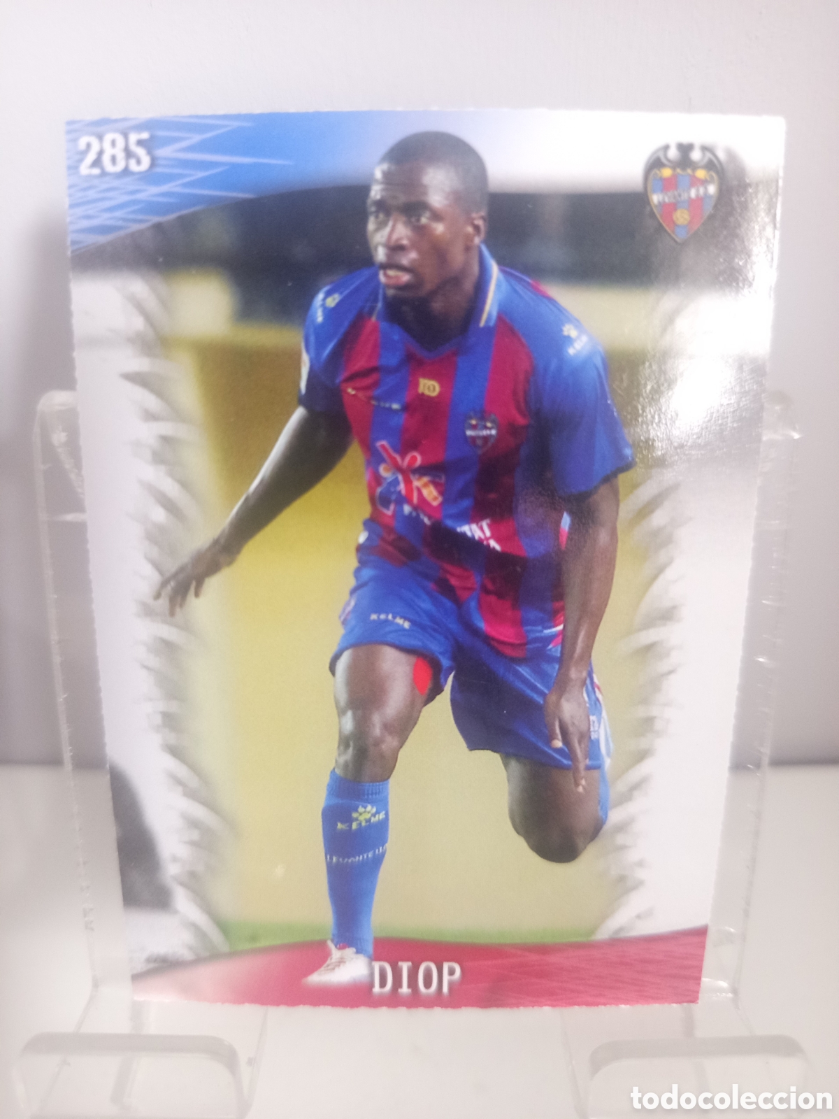 Cromos de f&uacute;tbol: ❇️ CROMO CARD ⚽ DIOP LEVANTE 285 FICHAS LIGA QUIZ GAME 2014 13 14 2013 2014 MUNDICROMO ❇️