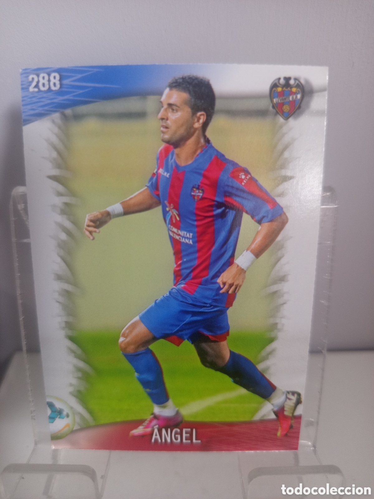Cromos de f&uacute;tbol: ❇️ CROMO CARD ⚽ &Aacute;NGEL LEVANTE 288 FICHAS LIGA QUIZ GAME 2014 13 14 2013 2014 MUNDICROMO ❇️