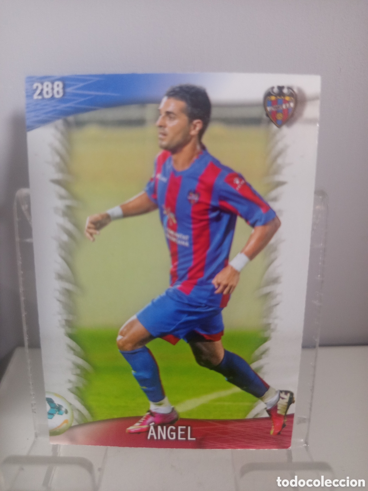 Cromos de f&uacute;tbol: ❇️ CROMO CARD ⚽ &Aacute;NGEL LEVANTE 288 FICHAS LIGA QUIZ GAME 2014 13 14 2013 2014 MUNDICROMO ❇️