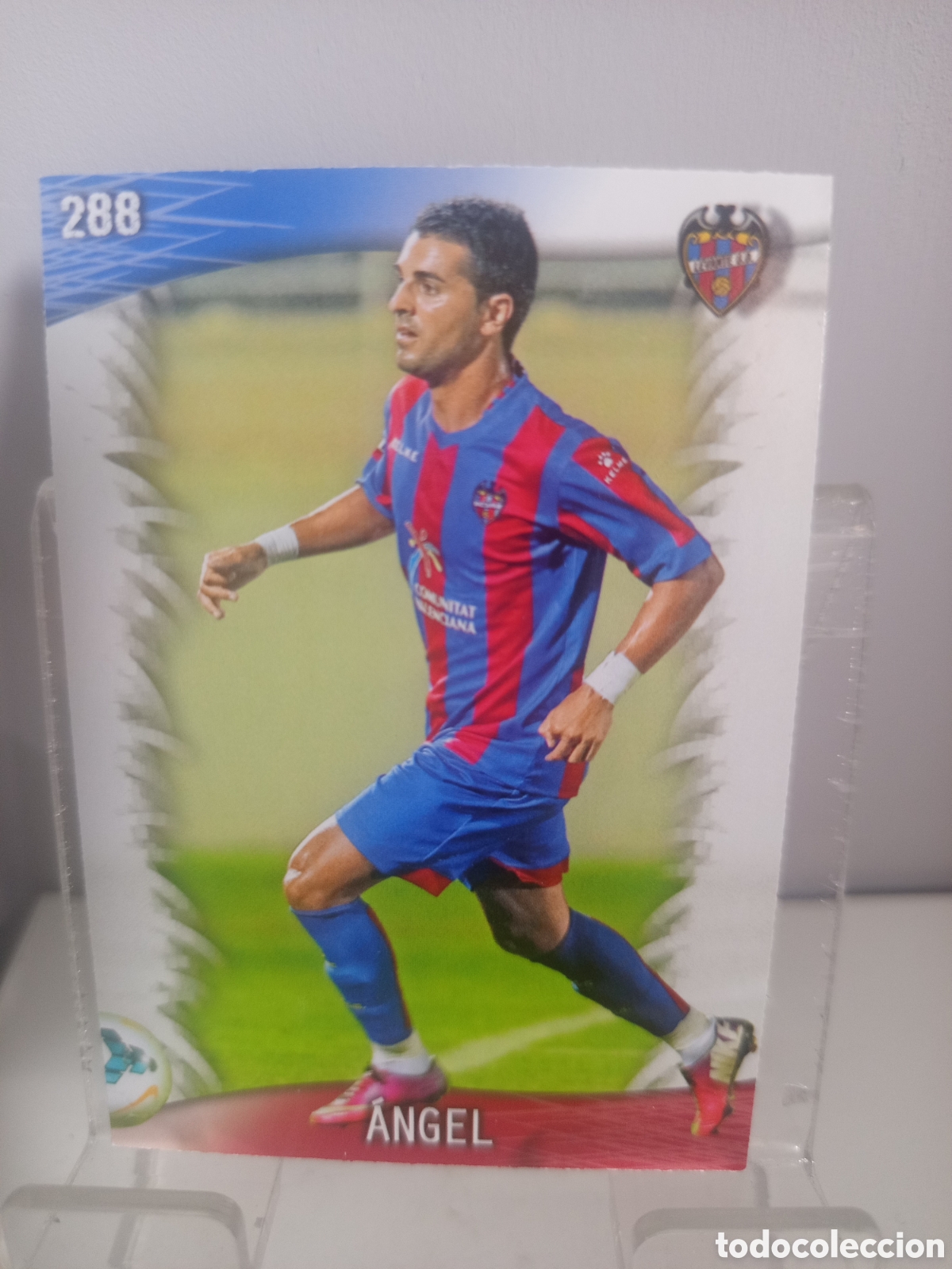 Cromos de f&uacute;tbol: ❇️ CROMO CARD ⚽ &Aacute;NGEL LEVANTE 288 FICHAS LIGA QUIZ GAME 2014 13 14 2013 2014 MUNDICROMO ❇️
