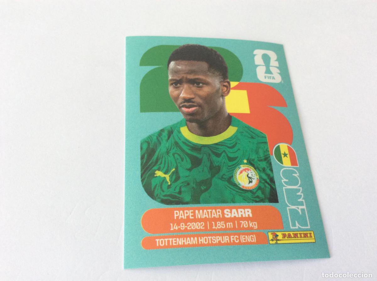 Cromos de f&uacute;tbol: SEN10 SEN 10 Pape Matar SarrSenegal Sticker Cromo FIFA World Cup 2026 26 Panini Mundial