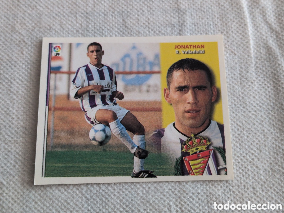 Figurine di Calcio: JONATHAN VALLADOLID FICHAJE 14 BIS LIGA ESTE 2002/03 02 03 NUNCA PEGADO SIN PEGAR