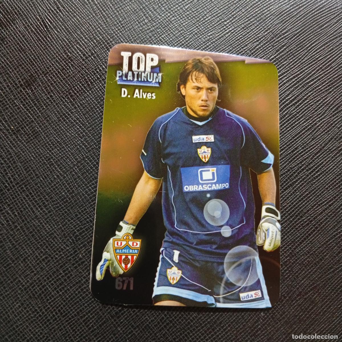 Cromos de f&uacute;tbol: 671 DIEGO ALVES ALMERIA MUNDICROMO QUIZ GAME 2008 2009 FUTBOL 08 09 - A212 PG12 BRILLO LISO