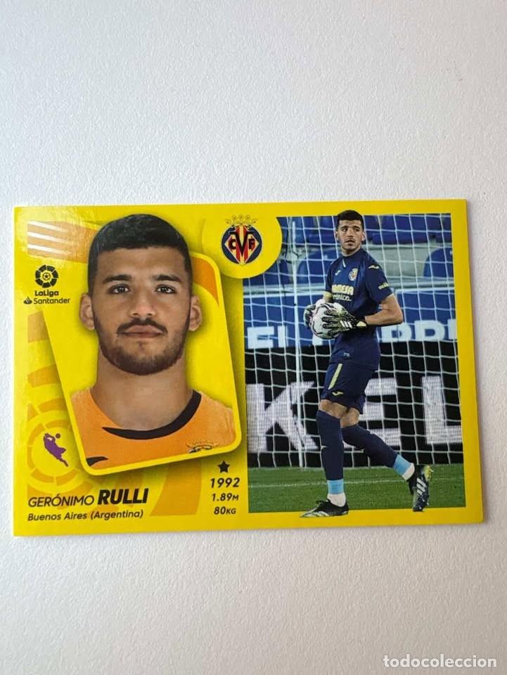 Cromos de f&uacute;tbol: Cromo Ger&oacute;nimo Rulli Villareal 6 Liga Este 2021-22