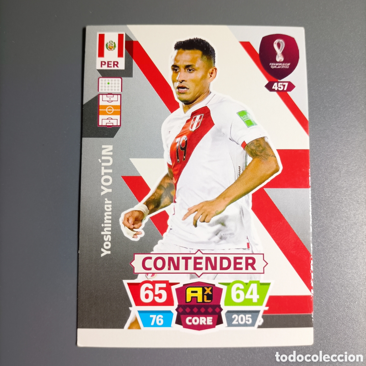 Cromos de f&uacute;tbol: ADRENALYN. FIFA WORLD CUP QATAR 2022. (PERU) №457 YOTUN