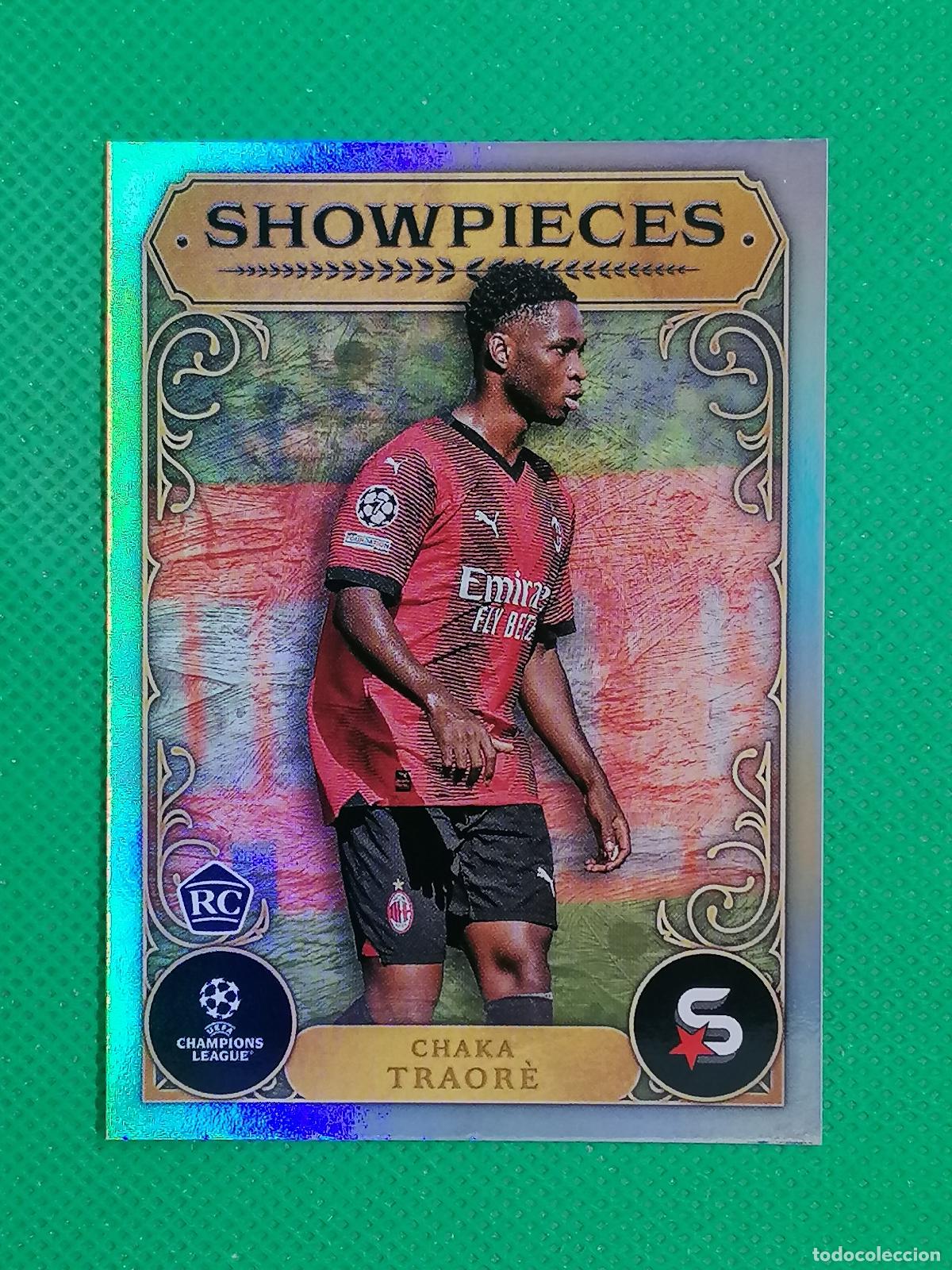 Cromos de f&uacute;tbol: SP-02 CHAKA TRAORE MILAN SHOWPIECES ⚽ TOPPS UCC FLAGSHIP 2023 2024 23 24 ⚽