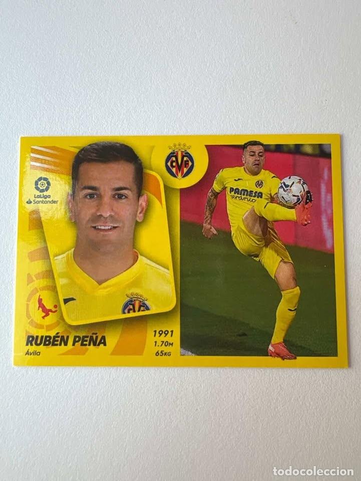 Cromos de f&uacute;tbol: Cromo Rub&eacute;n Pe&ntilde;a Villareal 7bis Liga Este 2021-22