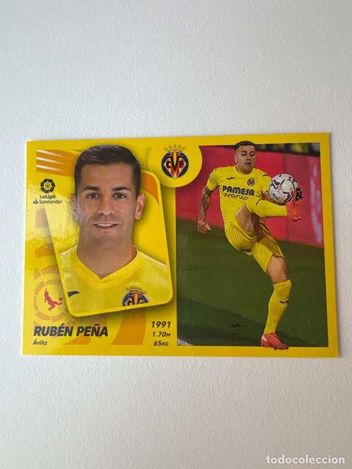 Cromos de f&uacute;tbol: Cromo Rub&eacute;n Pe&ntilde;a Villareal 7bis Liga Este 2021-22