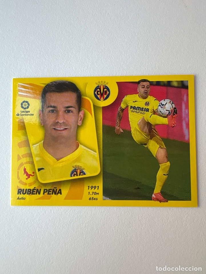 Cromos de f&uacute;tbol: Cromo Rub&eacute;n Pe&ntilde;a Villareal 7bis Liga Este 2021-22