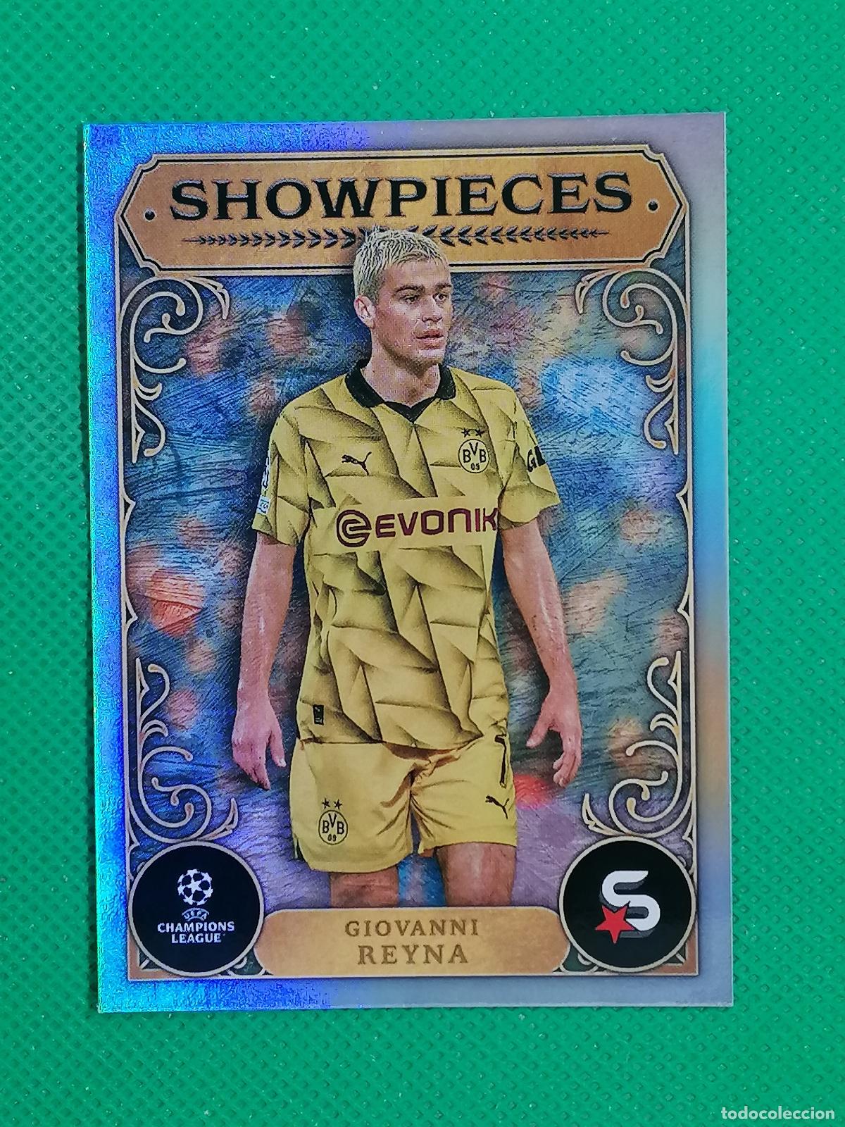Cromos de f&uacute;tbol: SP-07 GIOVANNI REYNA BORUSSIA DORTMUND SHOWPIECES ⚽ TOPPS UCC FLAGSHIP 2023 2024 23 24 ⚽