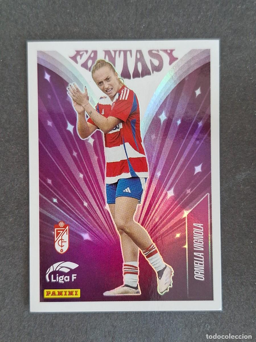 Cromos de f&uacute;tbol: L1 ORNELLA VIGNOLA GRANADA C. F. FANTASY 340 PANINI LIGA F 2024 2025 24 25 SIN PEGAR