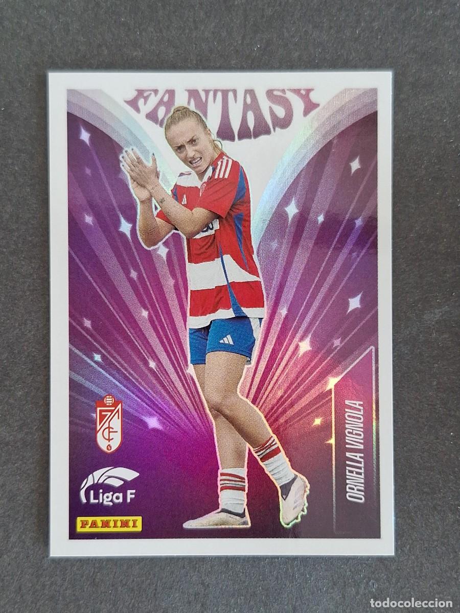 Cromos de f&uacute;tbol: L1 ORNELLA VIGNOLA GRANADA C. F. FANTASY 340 PANINI LIGA F 2024 2025 24 25 SIN PEGAR