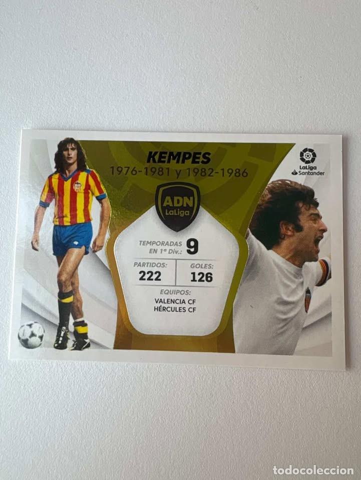 Cromos de f&uacute;tbol: Cromo Kempes Valencia ADN LaLiga 17 Liga Este 2021-22