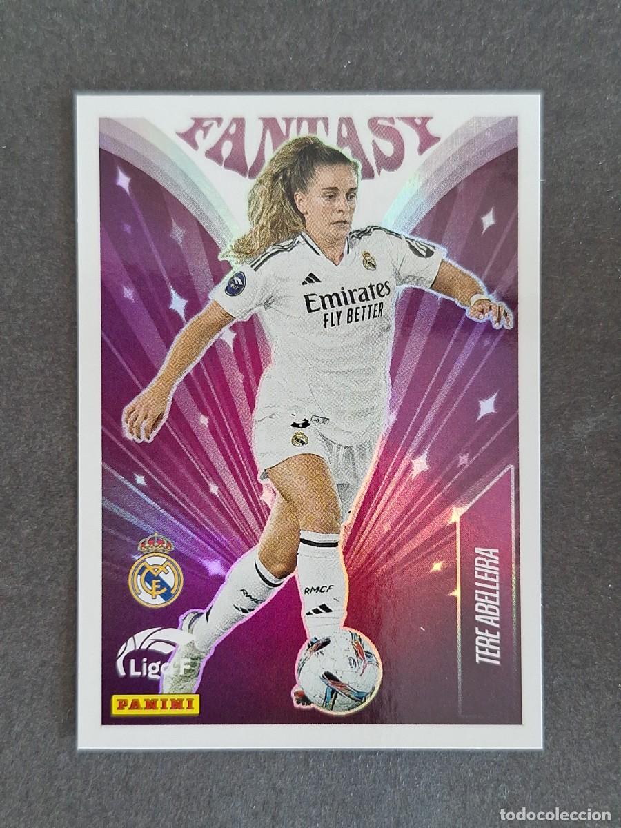 Cromos de f&uacute;tbol: L1 TERE ABELLEIRA REAL MADRID C. F. FANTASY 344 PANINI LIGA F 2024 2025 24 25 SIN PEGAR