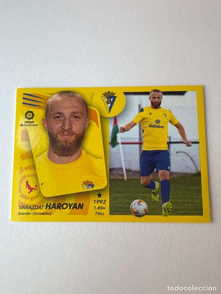 Fu&szlig;ball-Sticker: Cromo Varazdat Haroyan C&aacute;diz Nuevo Fichaje 5 Liga Este 2021-22