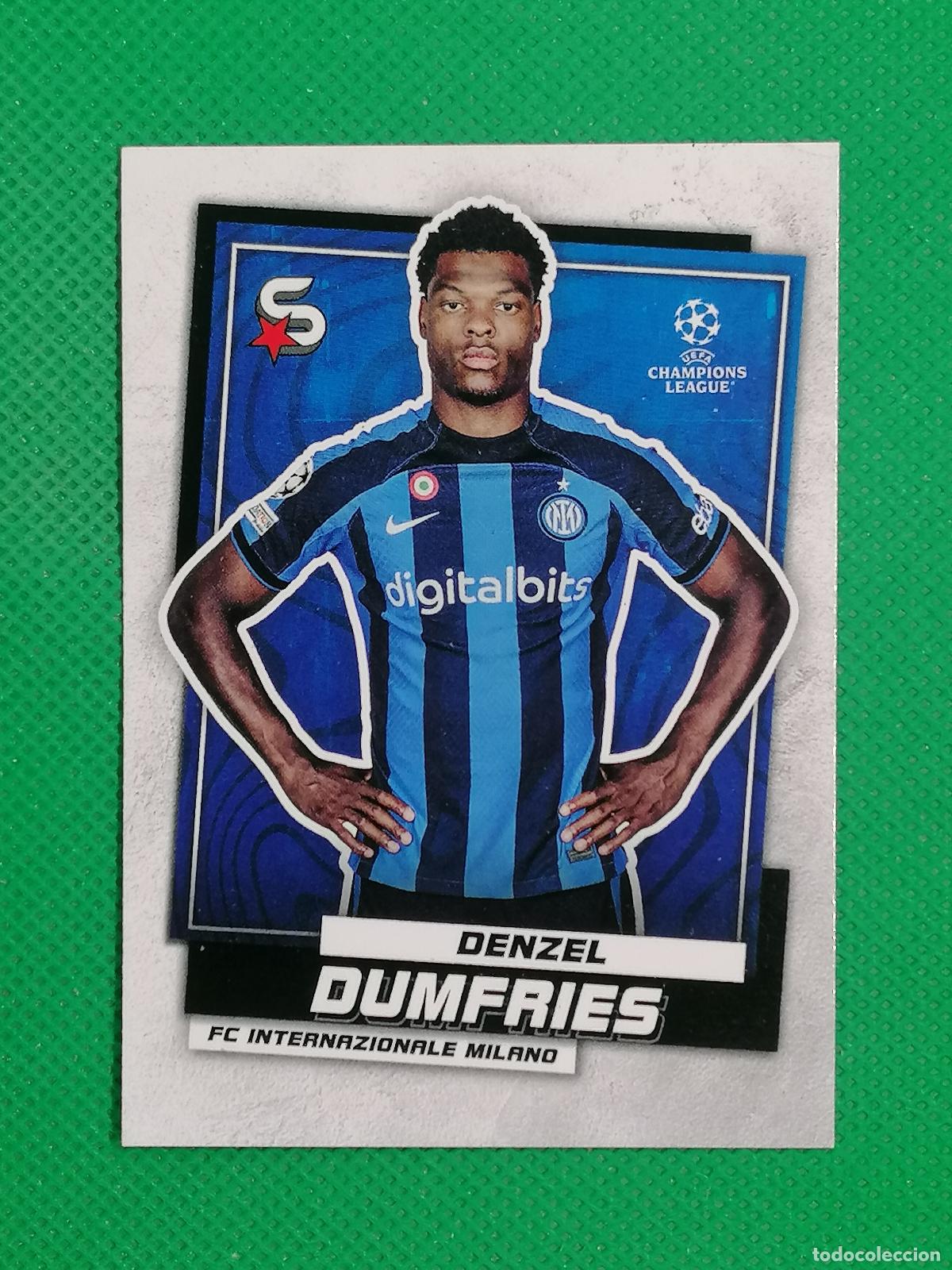 Fu&szlig;ball-Sticker: 78 DENZEL DUMFRIES INTER MILAN ⚽ TOPPS SUPERSTARS 2022 2023 22 23 ⚽