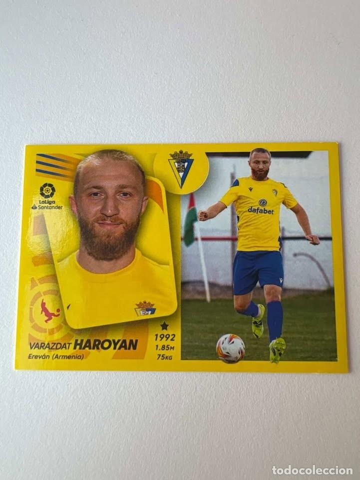 Fu&szlig;ball-Sticker: Cromo Varazdat Haroyan C&aacute;diz Nuevo Fichaje 5 Liga Este 2021-22