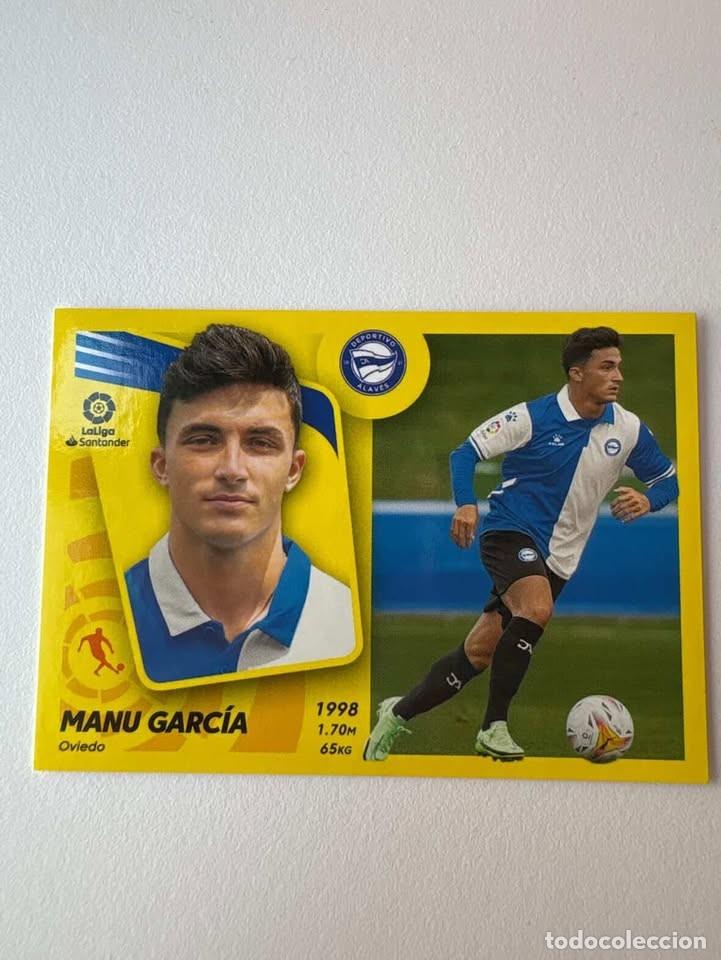 Cromos de f&uacute;tbol: Cromo Manu Garc&iacute;a Alav&eacute;s Nuevo Fichaje 6 Liga Este 2021-22