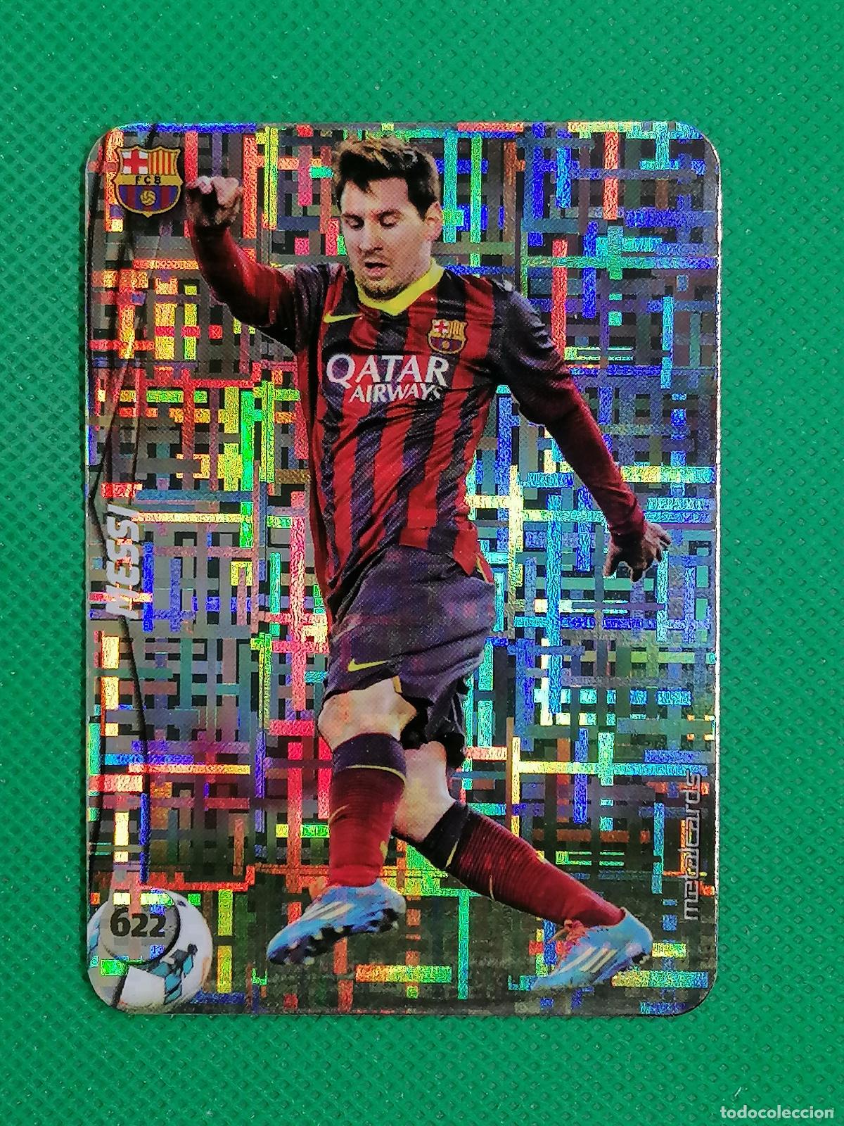 Cromos de f&uacute;tbol: 622 MESSI BARCELONA METALCARDS TETRIS ⚽ MUNDICROMO FICHAS LIGA 2014 2015 14 15 ⚽