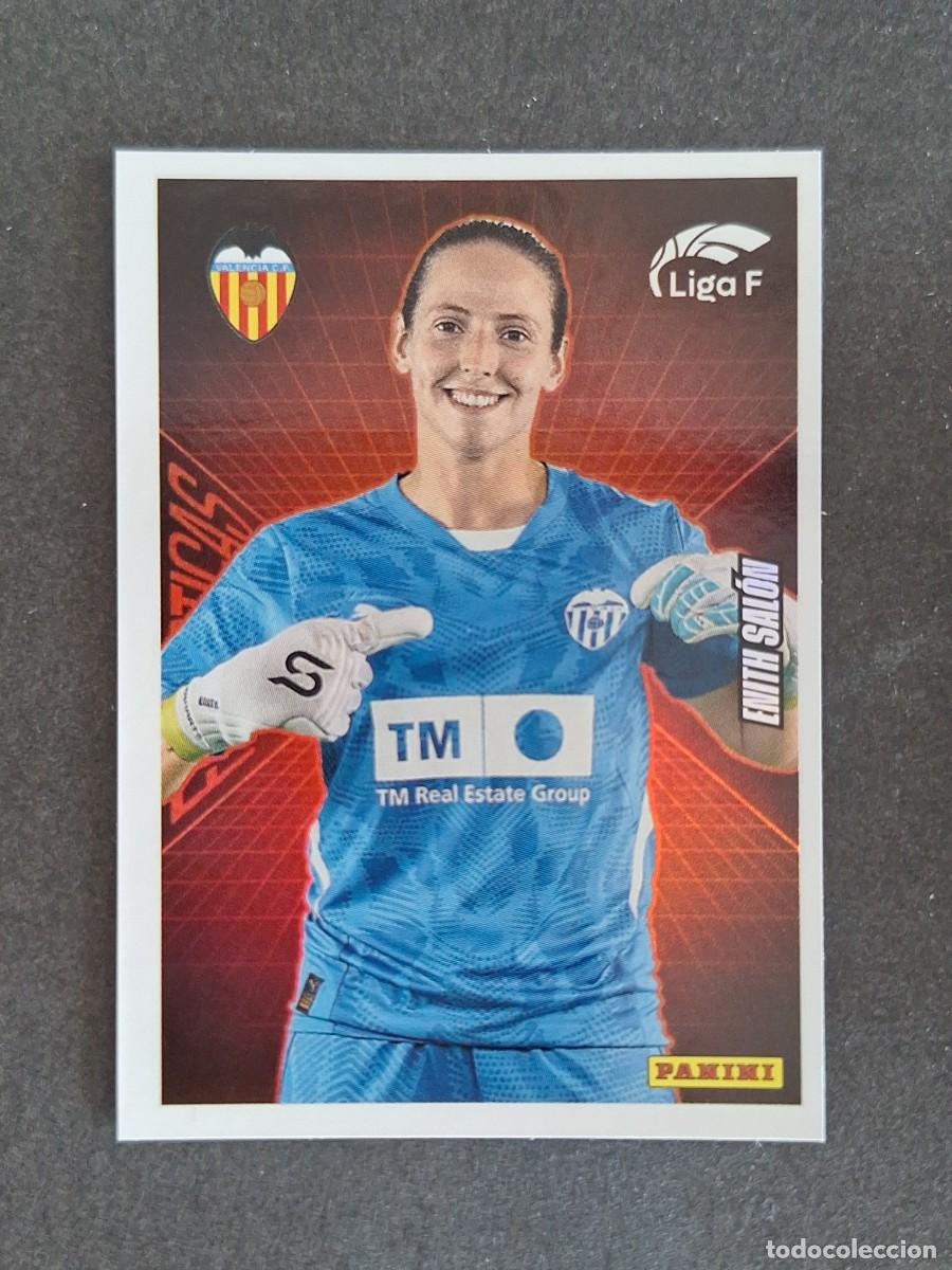 Cromos de f&uacute;tbol: L1 ENITH SALON VALENCIA C. F. FEMENINO FANTASTICAS 348 PANINI LIGA F 2024 2025 24 25 SIN PEGAR