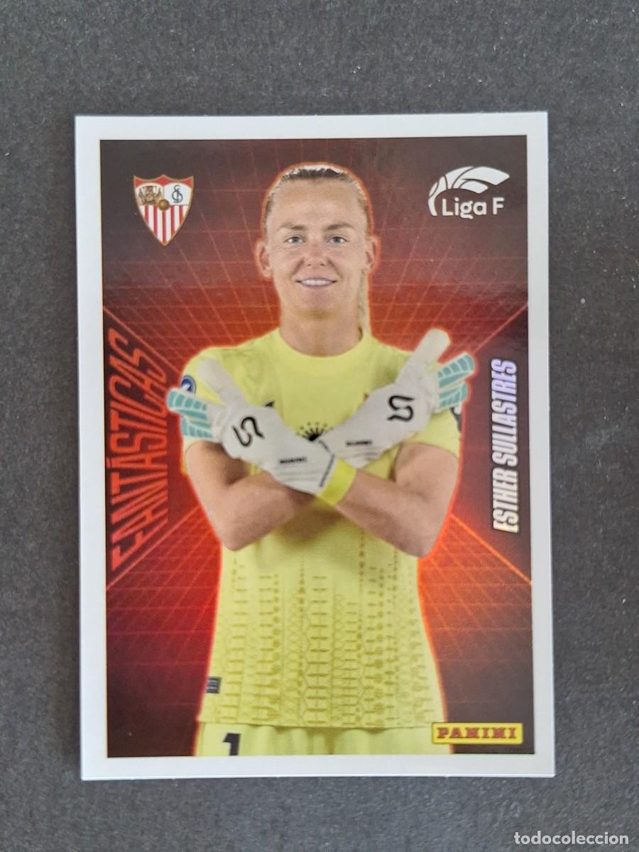 Cromos de f&uacute;tbol: L1 ESTHER SULLASTRES SEVILLA F. C. FANTASTICAS 349 PANINI LIGA F 2024 2025 24 25 SIN PEGAR