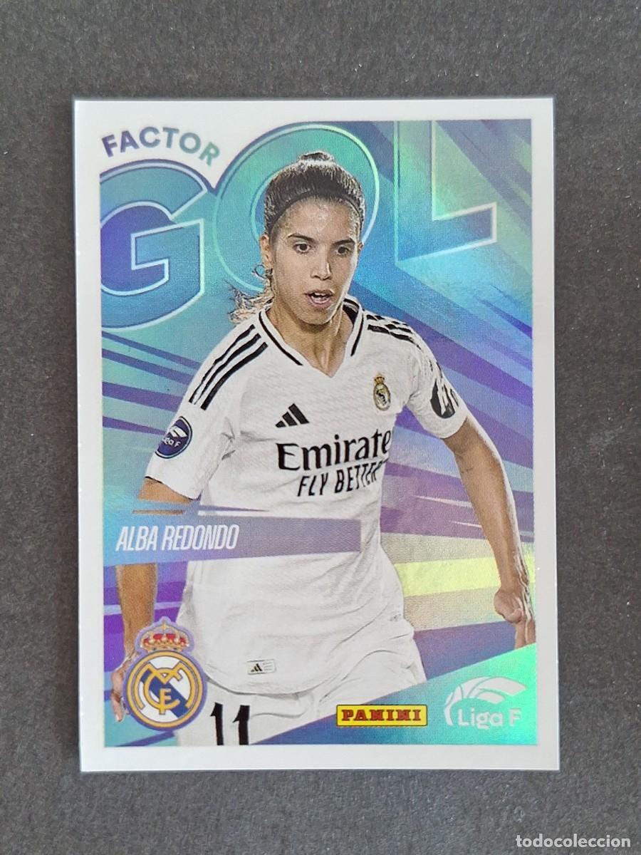 Cromos de f&uacute;tbol: L1 ALBA REDONDO REAL MADRID C. F. FACTOR GOL 354 PANINI LIGA F 2024 2025 24 25 SIN PEGAR