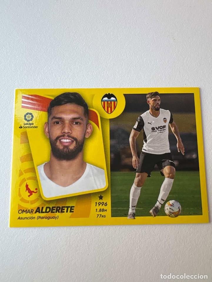 Cromos de f&uacute;tbol: Cromo Omar Alderete Valencia Nuevo Fichaje 16 Liga Este 2021-22