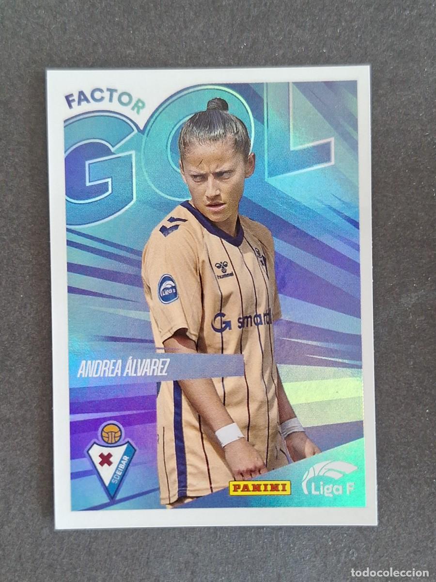 Cromos de f&uacute;tbol: L1 ANDREA ALVAREZ S. D. EIBAR FACTOR GOL 356 PANINI LIGA F 2024 2025 24 25 SIN PEGAR
