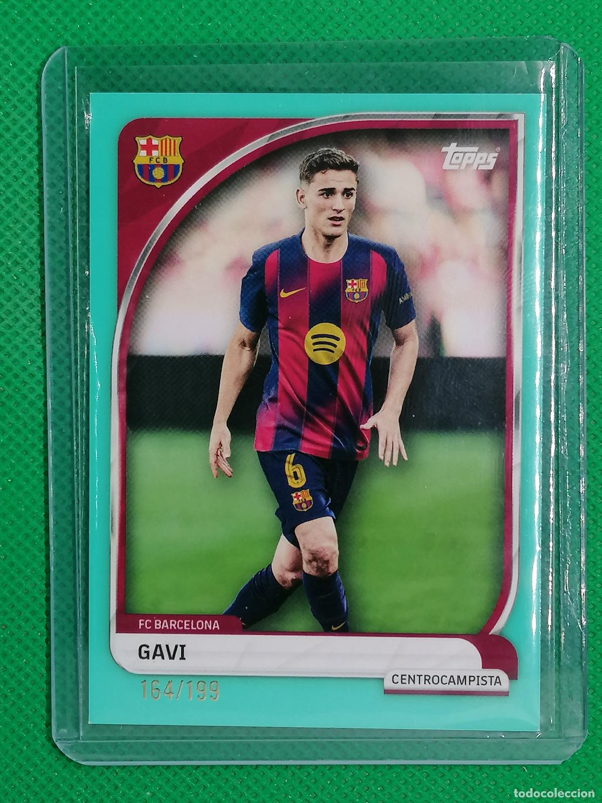 Cromos de f&uacute;tbol: 9 GAVI BASE SET /199 ⚽ TOPPS BARCELONA COLLECTOR TIN 25 26 2025 2026 ⚽