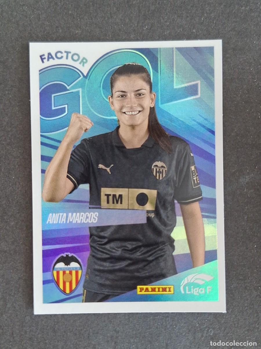 Cartes &agrave; collectionner de Football: L1 ANITA MARCOS VALENCIA C. F. FEMENINO FACTOR GOL 358 PANINI LIGA F 2024 2025 24 25 SIN PEGAR
