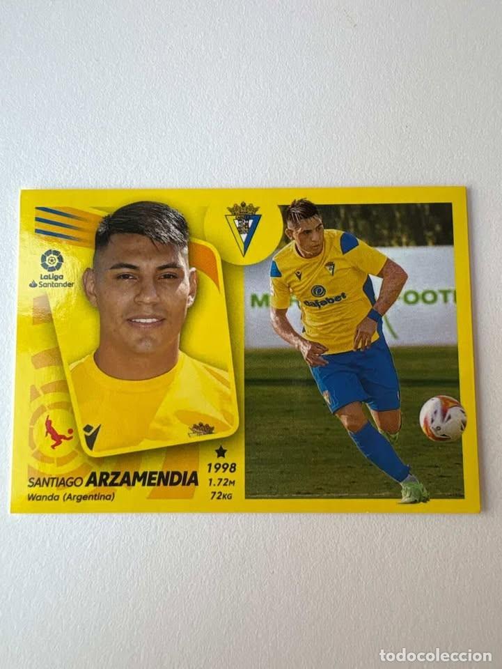 Cartes &agrave; collectionner de Football: Cromo Santiago Arzamendia C&aacute;diz Nuevo Fichaje 21 Liga Este 2021-22