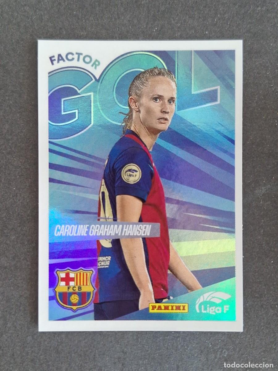 Cartes &agrave; collectionner de Football: L1 CAROLINE GRAHAM HANSEN F. C. BARCELONA FACTOR GOL 359 PANINI LIGA F 2024 2025 24 25 SIN PEGAR